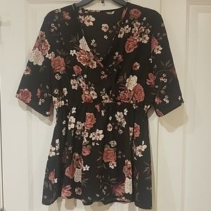 Flattering floral top